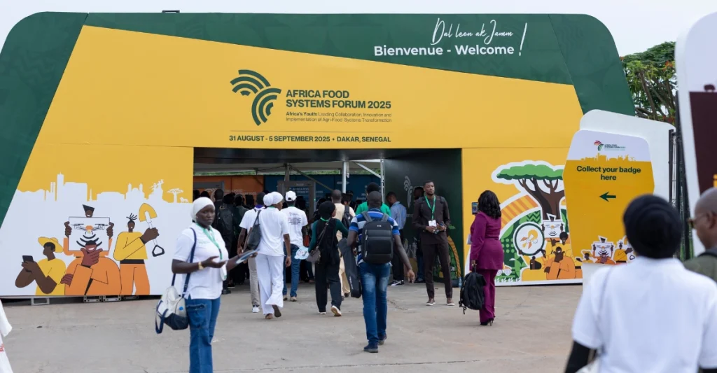 The entrance to the African Food Systems Forum 2025 venue