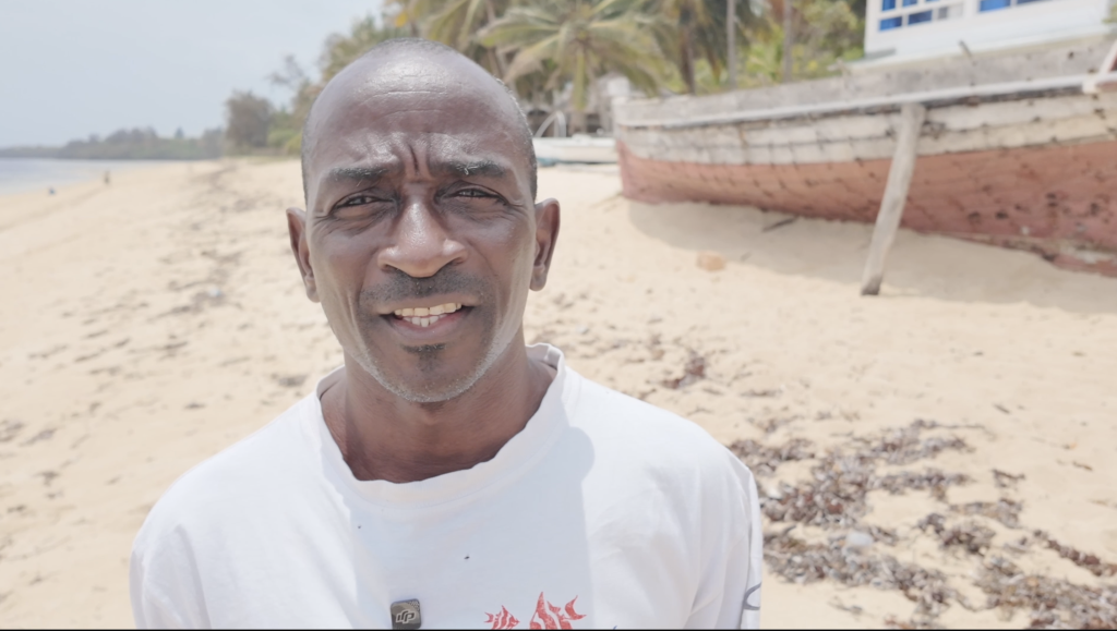 Dickson Juma - Member, Kuruwitu Conservation and Welfare Association.